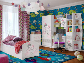 Детская комната Юниор-2 Принцесса 1 в Пласте - plast.magazinmebel.ru | фото