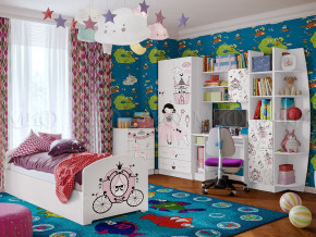 Детская комната Юниор-2 Принцесса в Пласте - plast.magazinmebel.ru | фото