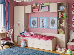 Детская комната Вега 1 Дуб беленый в Пласте - plast.magazinmebel.ru | фото