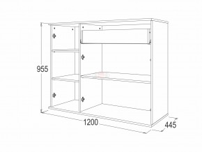 Комод 10 фант ясень анкор в Пласте - plast.magazinmebel.ru | фото - изображение 2