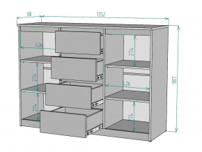 Комод Мальта K118 в Пласте - plast.magazinmebel.ru | фото - изображение 3