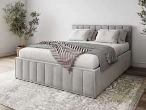 Кровать 1800 Лана серый велюр в Пласте - plast.magazinmebel.ru | фото