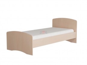 Кровать-4 одинарная 800*1900 млечный дуб в Пласте - plast.magazinmebel.ru | фото