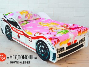 Кровать детская машина Медпомощь в Пласте - plast.magazinmebel.ru | фото