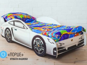 Кровать детская машинка Порше в Пласте - plast.magazinmebel.ru | фото