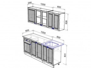 Кухня Хозяюшка 1800 фисташка в Пласте - plast.magazinmebel.ru | фото - изображение 2