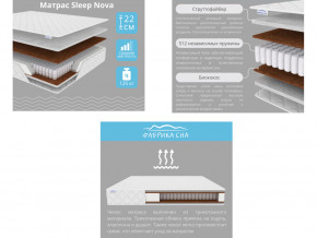 Матрас Sleep Nova шириной 1600 мм в Пласте - plast.magazinmebel.ru | фото - изображение 2