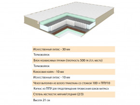 Матрас Тиссая 120х200 в Пласте - plast.magazinmebel.ru | фото - изображение 2