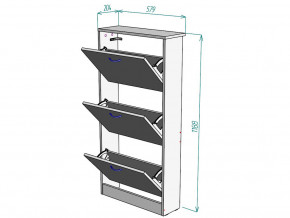 Обувница W114 в Пласте - plast.magazinmebel.ru | фото - изображение 3