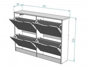 Обувница W12 в Пласте - plast.magazinmebel.ru | фото - изображение 3