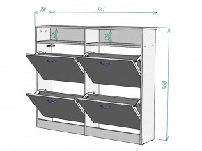 Обувница W15 в Пласте - plast.magazinmebel.ru | фото - изображение 3