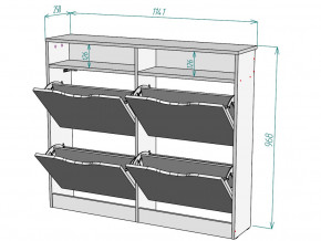 Обувница W16 в Пласте - plast.magazinmebel.ru | фото - изображение 3