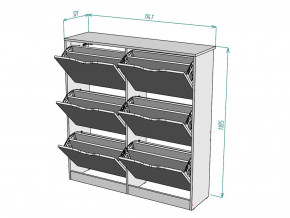 Обувница W50 в Пласте - plast.magazinmebel.ru | фото - изображение 3