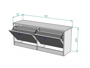 Обувница W55 в Пласте - plast.magazinmebel.ru | фото - изображение 3