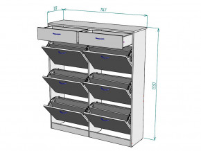 Обувница W64 в Пласте - plast.magazinmebel.ru | фото - изображение 3