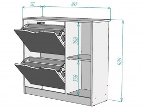 Обувница W68 в Пласте - plast.magazinmebel.ru | фото - изображение 3