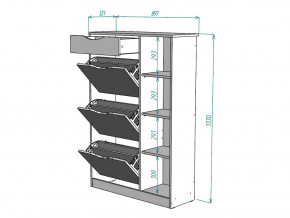 Обувница W81 в Пласте - plast.magazinmebel.ru | фото - изображение 3