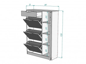 Обувница W83 в Пласте - plast.magazinmebel.ru | фото - изображение 3