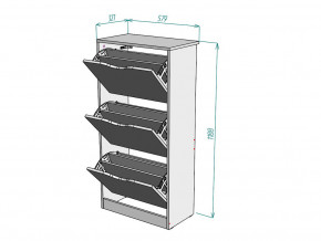 Обувница W87 в Пласте - plast.magazinmebel.ru | фото - изображение 3