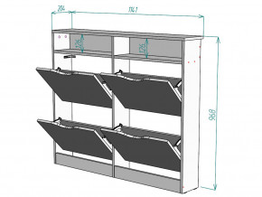 Обувница W96 в Пласте - plast.magazinmebel.ru | фото - изображение 3