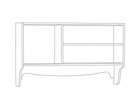 Полка 10.119 Флоренция в Пласте - plast.magazinmebel.ru | фото - изображение 2