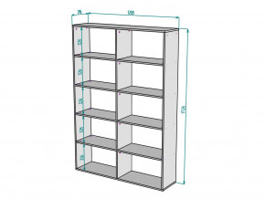 Стеллаж S23 в Пласте - plast.magazinmebel.ru | фото - изображение 3