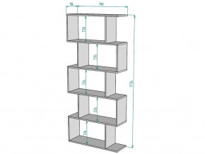 Стеллаж S50 в Пласте - plast.magazinmebel.ru | фото - изображение 3