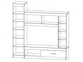 Стенка Невада-2 в Пласте - plast.magazinmebel.ru | фото - изображение 2