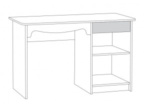 Стол письменный 12.24 Флоренция в Пласте - plast.magazinmebel.ru | фото - изображение 2