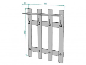 Вешалка V3 в Пласте - plast.magazinmebel.ru | фото - изображение 3